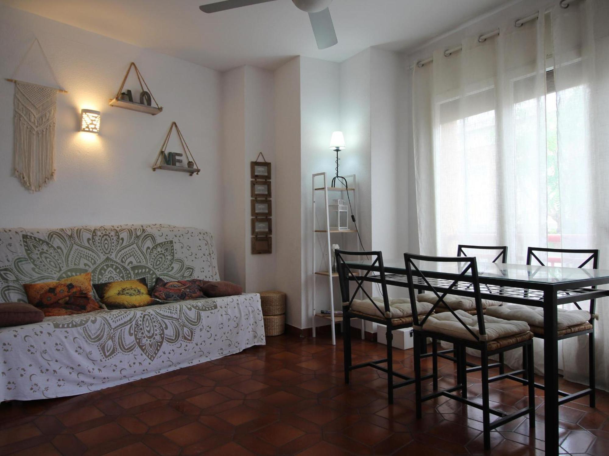 Centrico A 20m De La Playa Del Puerto Con Tv, Aire Acondicionado Y Terraza - Es-228-189 * Llança